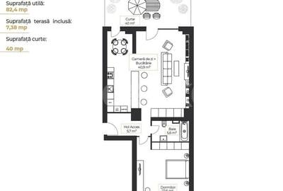 Apartament spatios cu 2 camere langa Lacul Tei | curte 40mp Apartament spatios cu 2 camere langa Lacul Tei | curte 40mp - 5