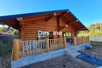 Ciurbesti - Miroslava, Cabana de lemn 117mp, 69.900 euro - 1