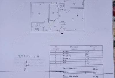 Vanzare apartament 2 camere decomandat Micro 20