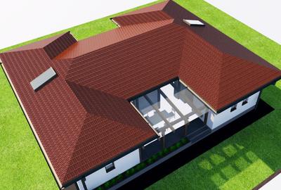 Casa 130 mp plus teren 4174mp in Slatioarele la 15 km de Pitesti - 3