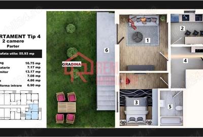 Vanzare apartament 2 camere + gradina, Dobroesti, Str Piersicului, Fundeni - 9