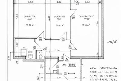 Apartament cu 3 camere decomandat în Central - 8