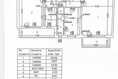 Apartament cu 3 camere decomandat, mobilat în Berceni - 5