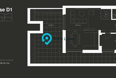 Penthouse cu 3 camere în Iancu Nicolae - 2