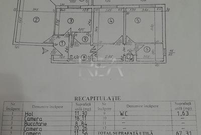 Apartament cu 3 camere decomandat, mobilat în Rahova - 15