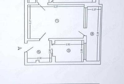 Apartament cu 2 camere semidecomandat în Central - 5