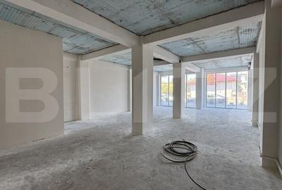Spatiu comercial parter bloc nou, 109 mp open space, vitrina, terasa, Brestei - 5