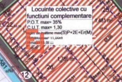 Teren intravilan 3546 mp, S+P+2E+M, Calea Torontalului - 3