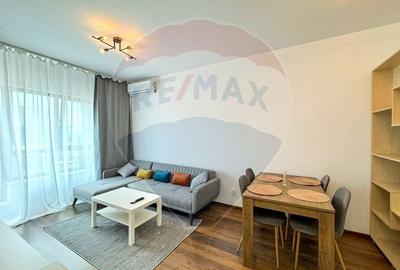 Apartament cu 2 camere semidecomandat, mobilat în Mihai Bravu