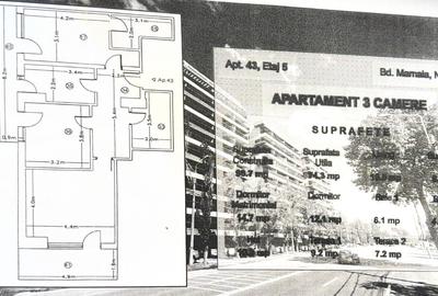 Apartament cu 3 camere decomandat în Central - 7