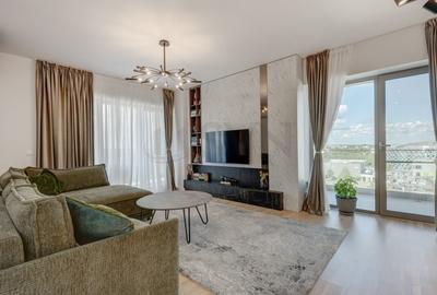 REA1012423 Apartament superb 3 camere Art City Mobilat