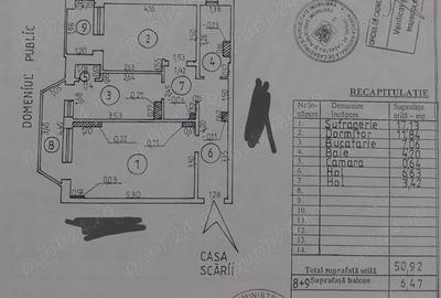 Apartament cu 2 camere decomandat în Central