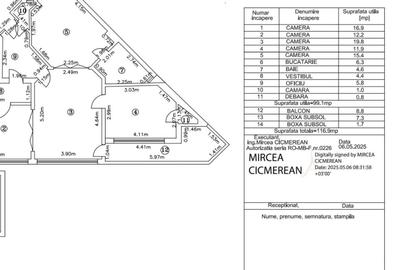 Apartament cu 5 camere circular în Ultracentral
