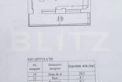 Garsonieră decomandată în Bucium