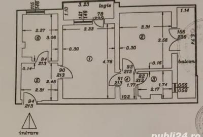 Apartament cu 2 camere semidecomandat în Calea București - 1