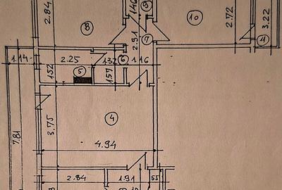 Apartament cu 3 camere decomandat în Compozitorilor - 1