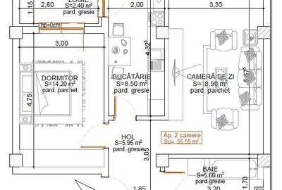 COMISION 0%! 2 CAMERE DECOMANDAT BLOC NOU COMISION 0%! 2 CAMERE DECOMANDAT BLOC NOU - 12