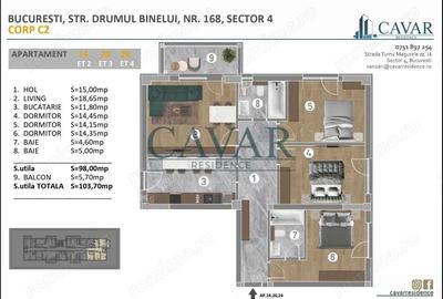 Proiect Nou Cavar Residence Binelui 168 Direct Dezvoltator - 7