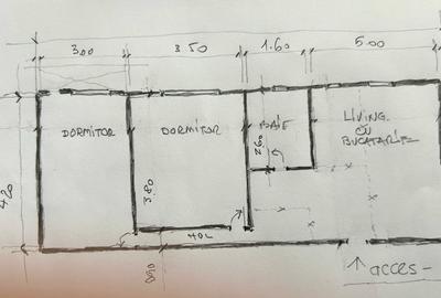 Apartament cu 3 camere semidecomandat în Central - 6