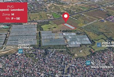 Teren intravilan 9.996 mp, Popesti-Leordeni-Splaiul Unirii - 2