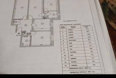 Apartament cu 4 camere semidecomandat în Tei - 4