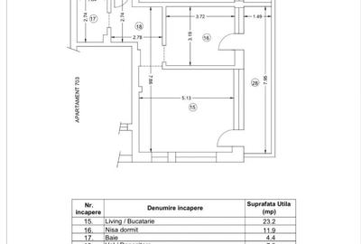 Apartament cu 2 camere decomandat în Nord - 2