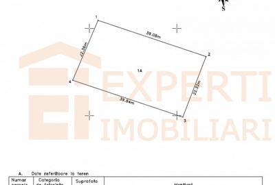 Teren Construcții intravilan de 880 mp, în Nord