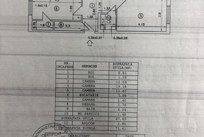 Apartament cu 3 camere decomandat în Văcăresti - 19