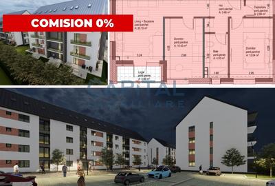 Apartament de vanzare, 3 camere, etaj 1, bloc nou, comision 0% - 1