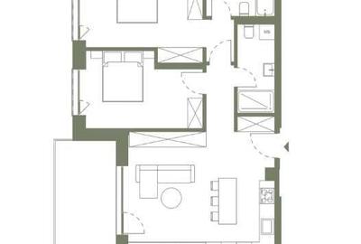 Apartament cu 3 camere decomandat în Exterior Vest - 1