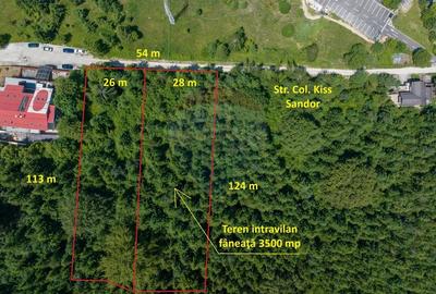 Teren Construcții intravilan de 3500 mp, în Dâmbul Morii - 3