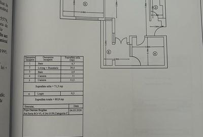 Apartament cu 3 camere în Central - 15