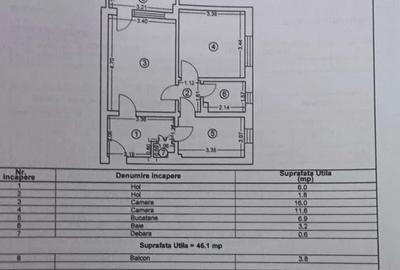 Apartament cu 2 camere semidecomandat în Brătianu - 1