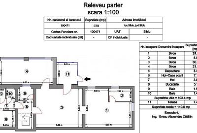 Spatiu pentru birouri de inchiriat 194 mpu zona centrala Sibiu - 3