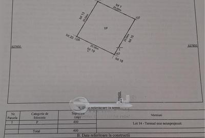 Teren Construcții intravilan de 400 mp, în Tomești - 4