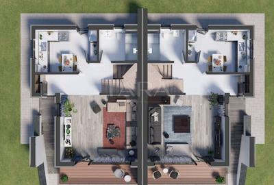 Duplex cu 4 camere cu Canalizare în Feleacu - 3