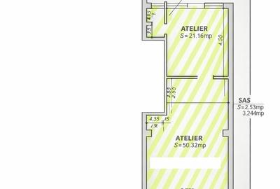 Spațiu comercial, de 74 mp, în Zorilor - 4