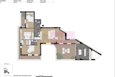 Apartament 4 camere 135mp + Terasa 55mp / Licurg 2 / Armeneasca - 1