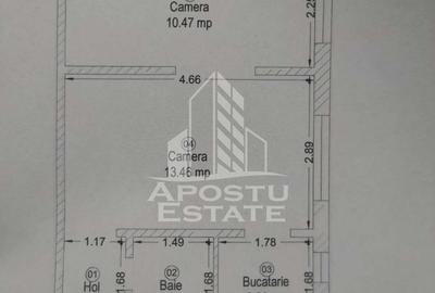 Apartament cu 2 camere, parter, zona Sagului Apartament cu 2 camere, parter, zona Sagului - 7