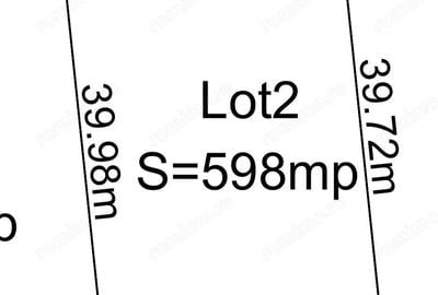Teren Intravilan Becicherecu Mic 598mp,Utilitatile In Fata Parcelei,Asflat - 1