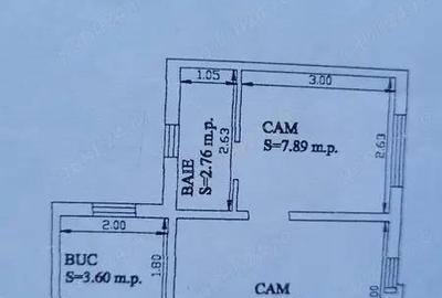 Apartament cu 2 camere semidecomandat în Nord - 1