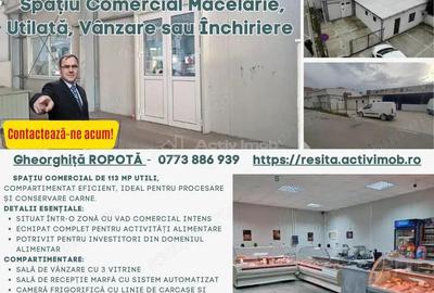 Moldova Noua, Spatiu Comercial - Macelarie, Utilata, Vanzare sau Inchiriere Moldova Noua, Spatiu Comercial - Macelarie, Utilata, Vanzare sau Inchiriere - 1