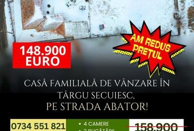Casă cu 4 camere în Târgu Secuiesc