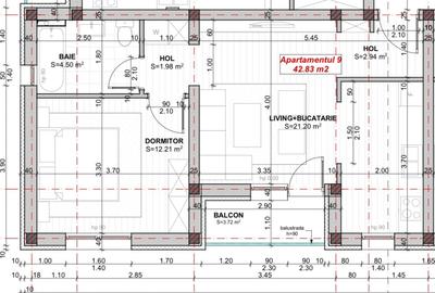 Apartament cu 2 camere în Giroc - 8