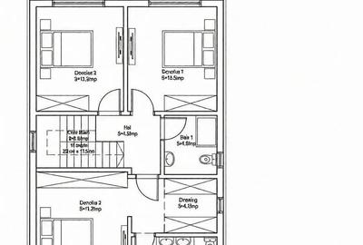 Casă cu 4 camere în Odăile - 1