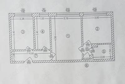 Apartament cu 3 camere semidecomandat în Drumul Taberei - 1