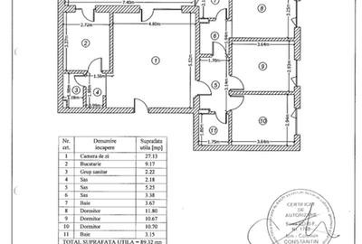 Apartament cu 4 camere decomandat în Băneasa - 1