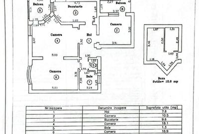 Apartament cu 3 camere semidecomandat în Take Ionescu - 17