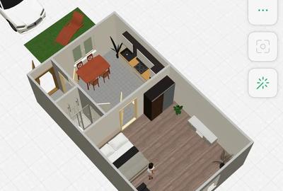 Apartament renovat de inchiriat 200m de centrul Cisnadiei Design flexibil - 2
