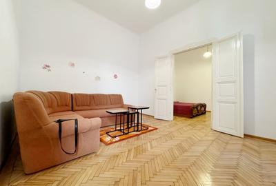 Apartament cu 3 camere nedecomandat, mobilat în Ultracentral